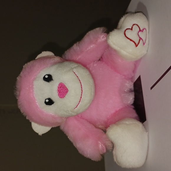 I LOVE YOU package: 2 Chocolate candles, Pink Heart Monkey, Pink XOXO Heart - Picture 8 of 14